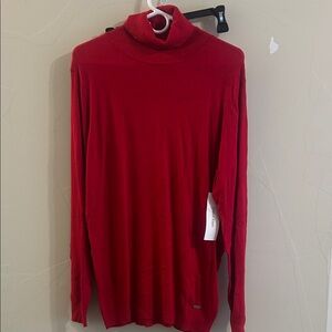 Calvin Klein Vibrant Red Knitwear